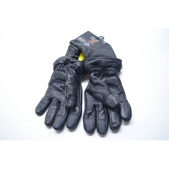 Vance Leather All Leather Premium Padded 419 Gauntlet Motorcycle Gloves 3XL 